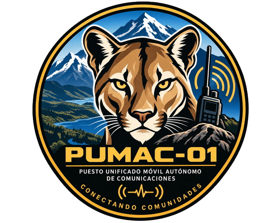 Emblema de PUMAC-01 — Conectando comunidades